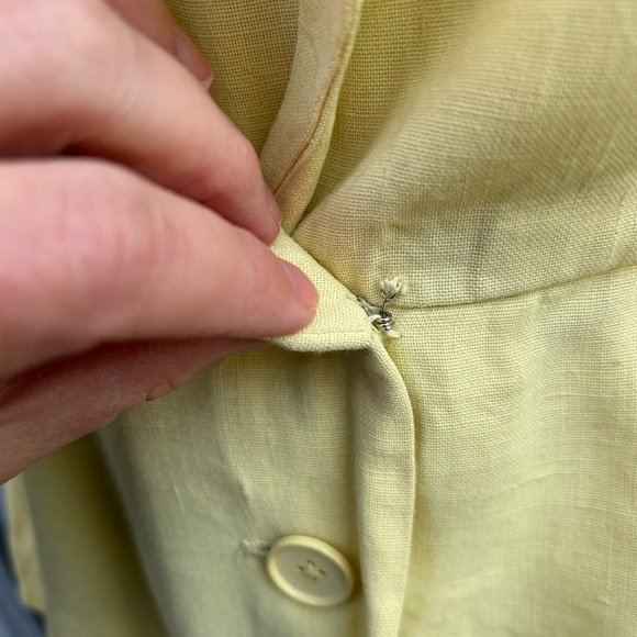 Jonelle 1950's Yellow Dress & jacket set, size vintage "12" (modern 6), - Picture 14 of 16